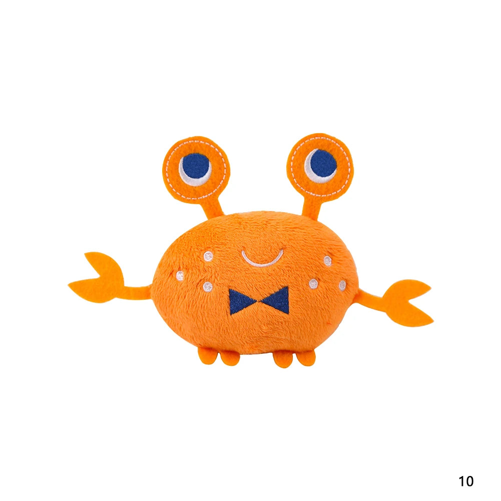 1Pc Pet Toys Fruit Animals Cartoon Dog Toy Stuffed Squeaking Cute Plush Puzzle for Dogs Cat Chew Squeaker Squeaky Toy