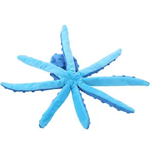 Pet Plush Dog Toy Voice Octopus Shell Puzzle Toy Bite Resistant Interactive Pet Dog Teeth Cleaning Chew Toy Pet Supplies