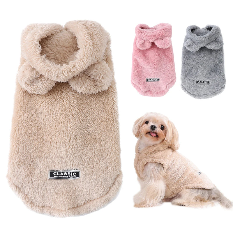 Wallypaw Cozy Fleece Pet Hoodie