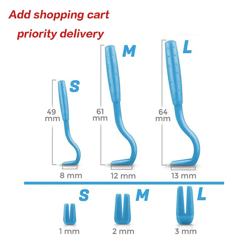 Flea Remover Hook Tick Remover Tweezer Tick Pull Pet Cat Dog Accessaries Tick Tool Pet Mites Flea Extractor Pet Supplies