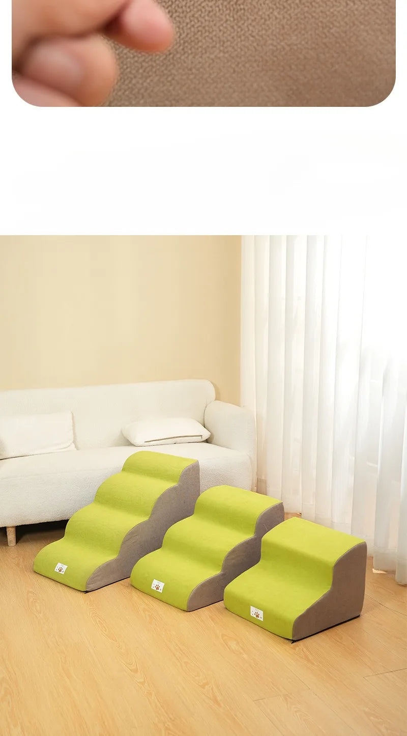 Pet Step Stair Dog/Cat Ramp Ladder Memory Foam Sponge Dogs Sofa Removable and Washable Training Pet Ramp Stairs Pet Supplies