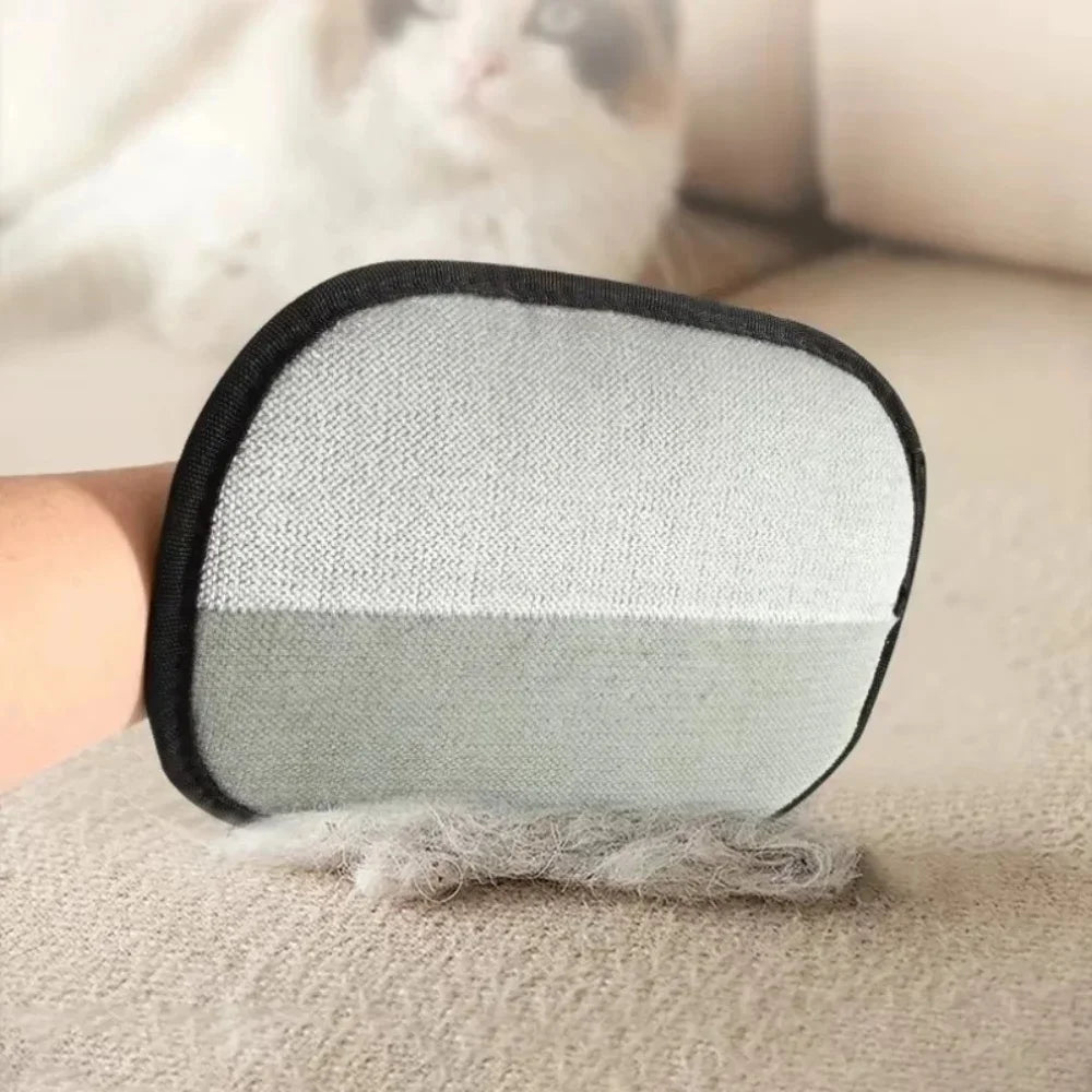 Pet Hair Removal Tool Reusable Static Removal Gloves, Double-Sided Grooming Gloves for Pets, Removes Pet Fur Hair for Carpets